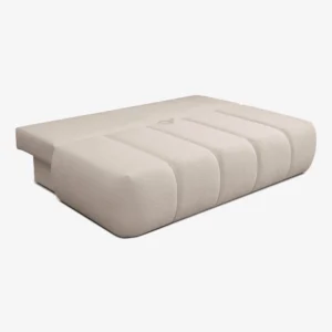 Canapea extensibilă SARIA, bej, cu țesătură bouclé — Canapele și sofale
