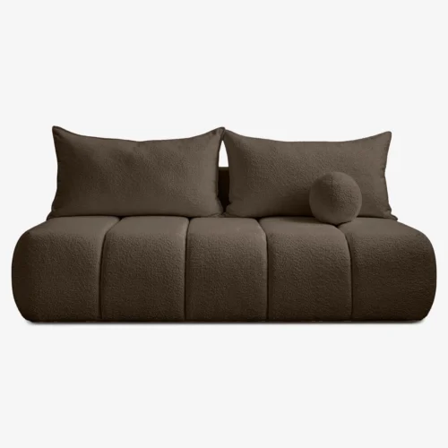 canapea-extensibila-saria-mocca-boucle-1 Canapea extensibilă SARIA mocha Boucle — Canapele și sofale