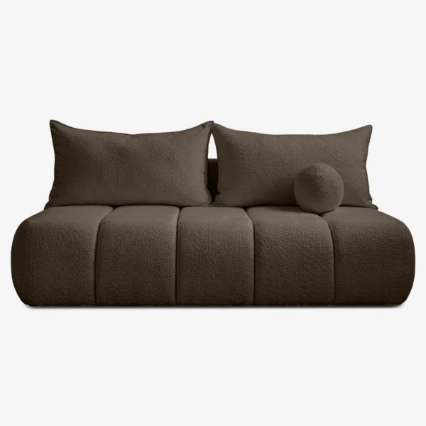 canapea-extensibila-saria-mocca-boucle-1 Canapea extensibilă SARIA mocha Boucle — Canapele și sofale