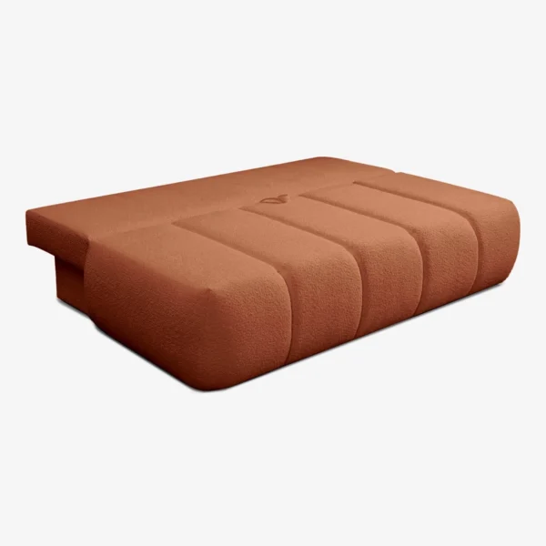canapea-extensibila-saria-ruda-boucle-5 Canapea extensibilă SARIA ruginiu Boucle — Canapele și sofale
