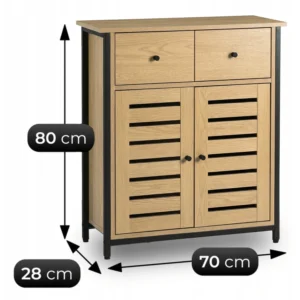 Dulap pentru pantofi AMAYA 70 cm, stejar — Dulapuri și lăzi pentru pantofi