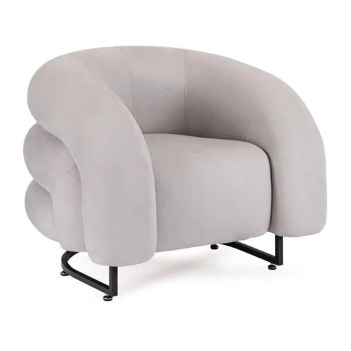 fotoliu-de-relaxare-carmine-gri-din-velur-1-2 Fotoliu de relaxare CARMINE, gri, din catifea — Fotolii de relaxare