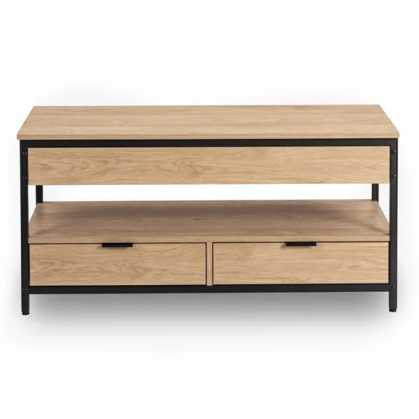 masa-canapea-extensibila-luca-100-cm-stejar-negru-4-1 Masă-canapea extensibilă LUCA 100 cm Stejar/Negru — Măsuțe de cafea