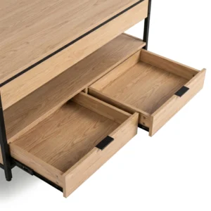 masa-canapea-extensibila-luca-100-cm-stejar-negru-8-1 Masă-canapea extensibilă LUCA 100 cm Stejar/Negru — Măsuțe de cafea