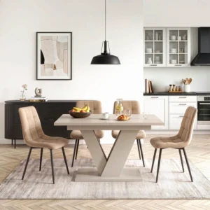 masa-clark-extensibila-120-160-cm-model-casmir-2 Masa CLARK extensibilă 120-160 cm, culoare cașmir — Mese
