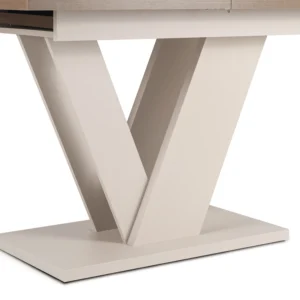 masa-clark-extensibila-120-160-cm-nuc-casmir-9-1 Masa CLARK extensibilă 120-160 cm, nuanțe de nuc/cașmir — Mese