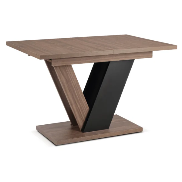 masa-clark-extensibila-120-160-cm-nuc-negru-1-1 Masa CLARK extensibilă 120-160 cm Nuc/Negru — Mese