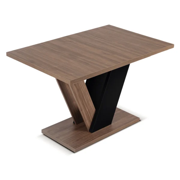 masa-clark-extensibila-120-160-cm-nuc-negru-7 Masa CLARK extensibilă 120-160 cm Nuc/Negru — Mese
