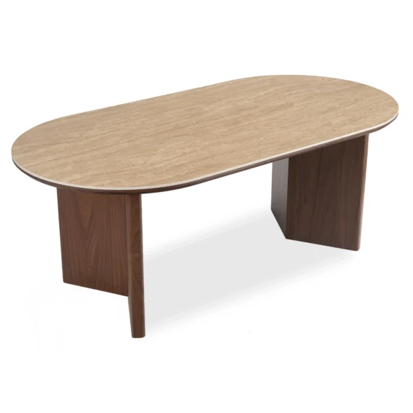 masa-darius-ovala-200-cm-travertin-nuc-3-1 Masa DARIUS ovală, 200 cm, travertin/nuc — Mese