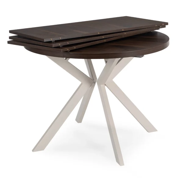 masa-extensibila-lukas-100-250-cm-nuc-casmir-4-1 Masă extensibilă LUKAS 100-250 cm Nuc/Cașmir — Mese