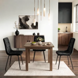 Masă extensibilă MAX 80-160 cm, nuc Nicea — Mese