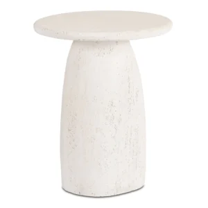 Măsuță REES 49 cm Crem/Bej Modernă — Măsuțe rotunde