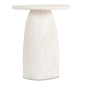 Măsuță REES 49 cm Crem/Bej Modernă — Măsuțe rotunde