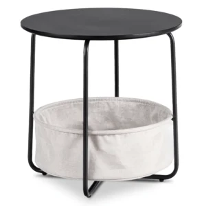 masuta-varano-negru-bej-1-2 Măsuță VARANO Negru/Bej — Măsuțe rotunde