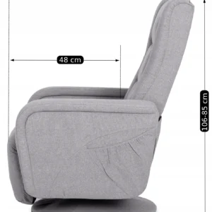scaun-rotativ-cu-functie-de-masaj-spike-2-gri-11 Scaun rotativ cu funcție de masaj SPIKE 2, gri — Mobilier pentru sufragerie