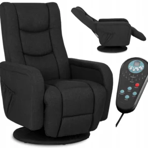 scaun-rotativ-cu-functie-de-masaj-spike-2-negru-1 Scaun rotativ cu funcție de masaj SPIKE 2, negru — Mobilier pentru sufragerie