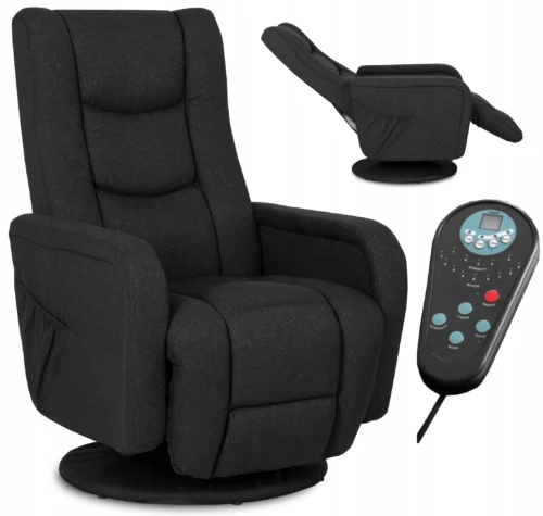 scaun-rotativ-cu-functie-de-masaj-spike-2-negru-1 Scaun rotativ cu funcție de masaj SPIKE 2, negru — Mobilier pentru sufragerie