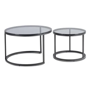 set-de-masute-de-cafea-carrera-gri-negru-4-1 Set de măsuțe de cafea CARRERA Gri/Negru — Măsuțe și banchete