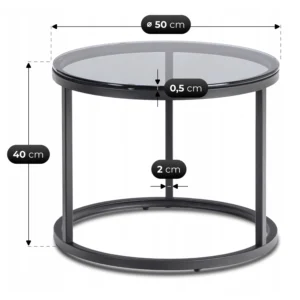 set-de-masute-de-cafea-carrera-gri-negru-8-1 Set de măsuțe de cafea CARRERA Gri/Negru — Măsuțe și banchete