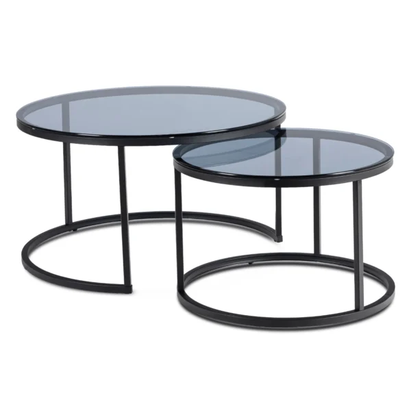 set-de-masute-de-cafea-carrera-max-gri-negru-1 Set de măsuțe de cafea CARRERA MAX Gri/Negru — Măsuțe și banchete