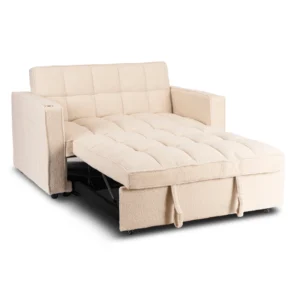 fotoliu-extensibil-corra-pentru-dormit-bej-din-tesatura-boucle-4 Fotoliu extensibil CORRA pentru dormit, bej, din țesătură bouclé — Fotolii de relaxare
