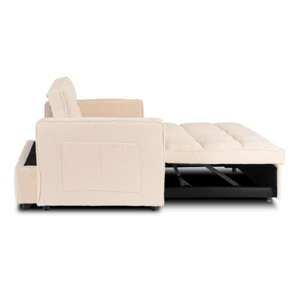 fotoliu-extensibil-corra-pentru-dormit-bej-din-tesatura-boucle-7 Fotoliu extensibil CORRA pentru dormit, bej, din țesătură bouclé — Fotolii de relaxare