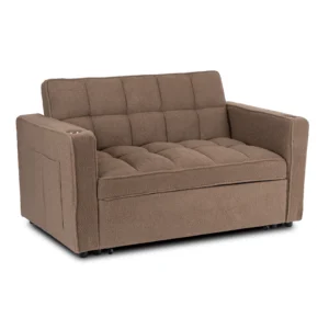 fotoliu-extensibil-corra-pentru-dormit-maro-din-tesatura-boucle-1 Fotoliu extensibil CORRA pentru dormit, maro, din țesătură bouclé — Fotolii de relaxare