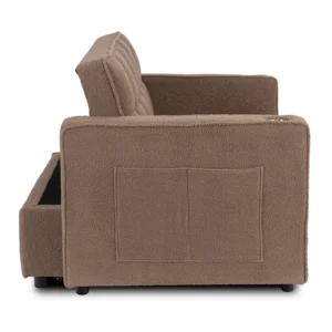 fotoliu-extensibil-corra-pentru-dormit-maro-din-tesatura-boucle-6 Fotoliu extensibil CORRA pentru dormit, maro, din țesătură bouclé — Fotolii de relaxare