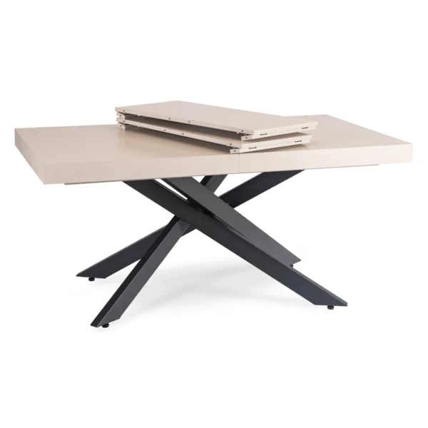masa-hampton-extensibila-160-240-cm-culoare-casmir-negru-5 Masă HAMPTON extensibilă 160-240 cm, cașmir/negru — Mese
