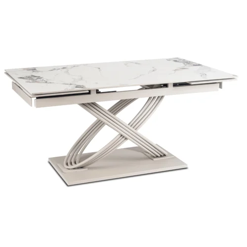 masa-ibiza-din-ceramica-extensibila-160-240-cm-marmura-alba-casmir-1 Masa IBIZA din ceramică, extensibilă, 160-240 cm, marmură albă/cașmir