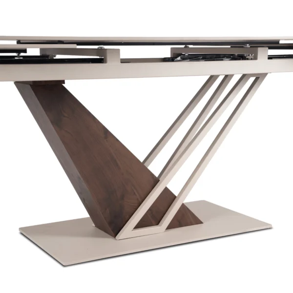 masa-rex-ceramica-extensibila-160-220-cm-marmura-alba-casmir-5 Masă REX ceramică extensibilă 160-220 cm, marmură albă/cașmir — Mese