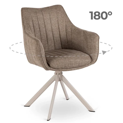 Scaun rotativ ASPEN 2 bej/cașmir — MOBILA