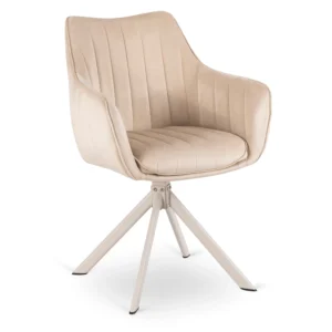 scaun-rotativ-aspen-crem-catifea-casmir-3 Scaun rotativ ASPEN, crem/catifea cașmir — MOBILA