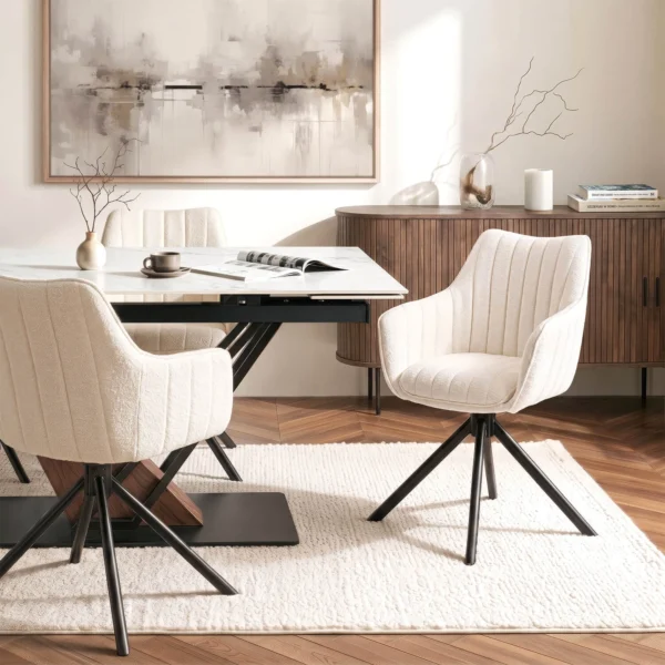 scaun-rotativ-baja-crem-din-tesatura-boucle-2 Scaun rotativ BAJA, crem, din țesătură Boucle — MOBILA