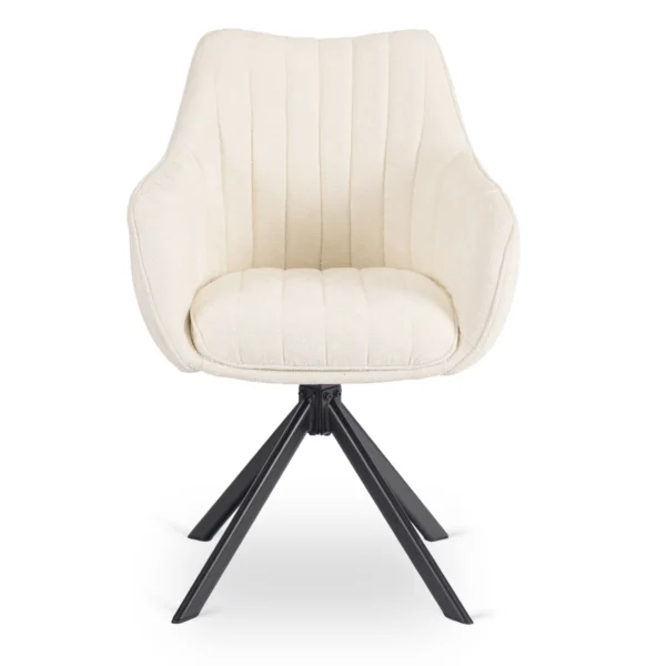 scaun-rotativ-baja-crem-din-tesatura-boucle-4 Scaun rotativ BAJA, crem, din țesătură Boucle — MOBILA