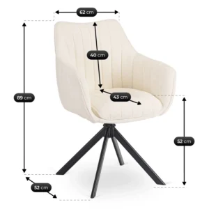 scaun-rotativ-baja-crem-din-tesatura-boucle-9 Scaun rotativ BAJA, crem, din țesătură Boucle — MOBILA