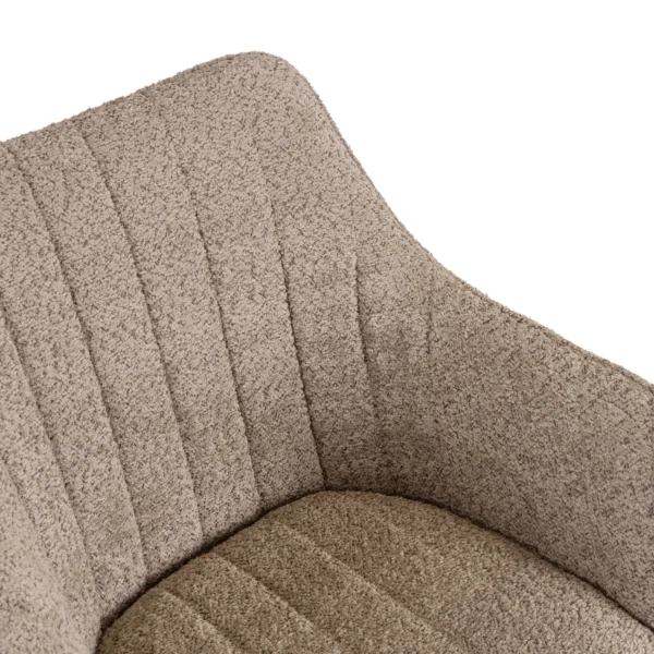 scaun-rotativ-baja-maro-cu-tesatura-boucle-7 Scaun rotativ BAJA, maro, cu țesătură Boucle — MOBILA