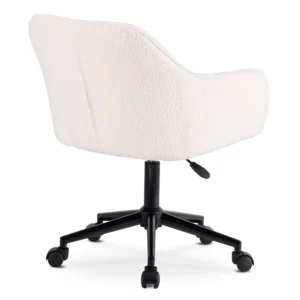 scaun-rotativ-konor-crem-negru-din-tesatura-boucle-5 Scaun rotativ KONOR crem/negru, din țesătură bouclé — MOBILA
