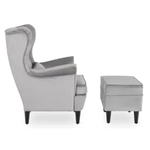 fotoliu-de-relaxare-evan-2-cu-suport-pentru-picioare-gri-din-catifea-7 Fotoliu de relaxare EVAN 2 cu suport pentru picioare, gri, din catifea — Fotolii cu taburet