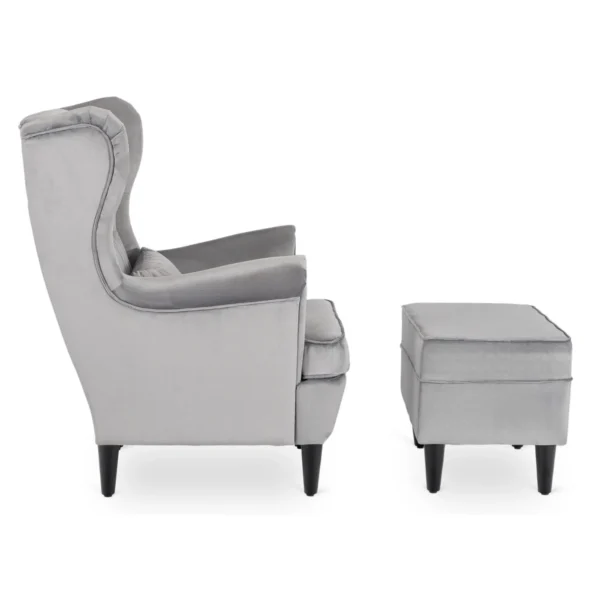 fotoliu-de-relaxare-evan-2-cu-suport-pentru-picioare-gri-din-catifea-7 Fotoliu de relaxare EVAN 2 cu suport pentru picioare, gri, din catifea — Fotolii cu taburet