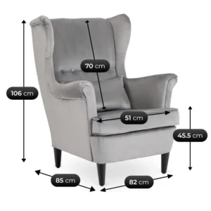 fotoliu-de-relaxare-evan-2-cu-suport-pentru-picioare-gri-din-catifea-8 Fotoliu de relaxare EVAN 2 cu suport pentru picioare, gri, din catifea — Fotolii cu taburet