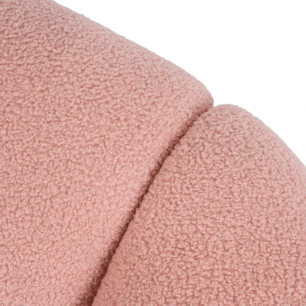 fotoliu-rotativ-de-relaxare-pettit-cu-puf-roz-din-tesatura-boucle-4 Fotoliu rotativ de relaxare PETTIT cu puf, roz, din țesătură bouclé — Fotolii cu taburet