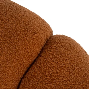 fotoliu-rotativ-de-relaxare-pettit-cu-puf-ruginiu-din-boucle-4 Fotoliu rotativ de relaxare PETTIT cu puf ruginiu, din bouclé — Fotolii cu taburet