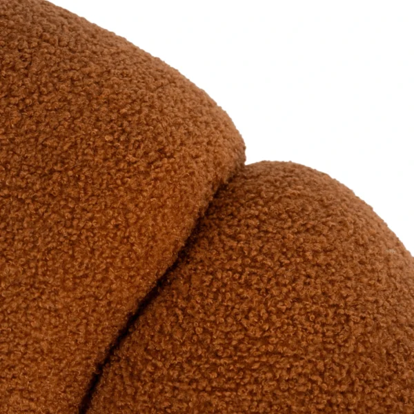 fotoliu-rotativ-de-relaxare-pettit-cu-puf-ruginiu-din-boucle-4 Fotoliu rotativ de relaxare PETTIT cu puf ruginiu, din bouclé — Fotolii cu taburet