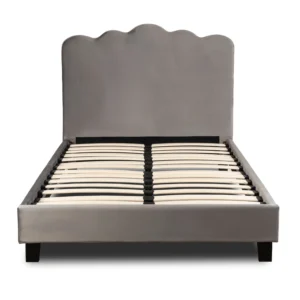 pat-120200-crater-gri-din-catifea-4 Pat 120x200 CRATER, gri, din catifea — MOBILA