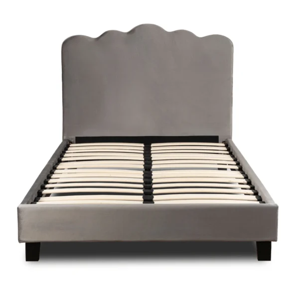 pat-120200-crater-gri-din-catifea-4 Pat 120x200 CRATER, gri, din catifea — MOBILA