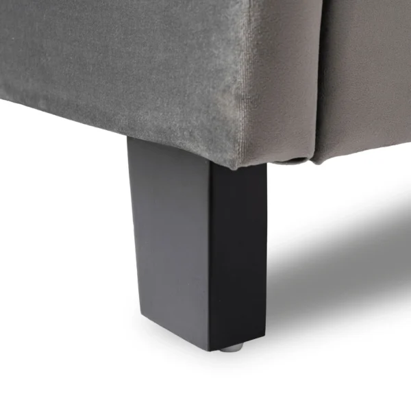 pat-120200-crater-gri-din-catifea-7 Pat 120x200 CRATER, gri, din catifea — MOBILA