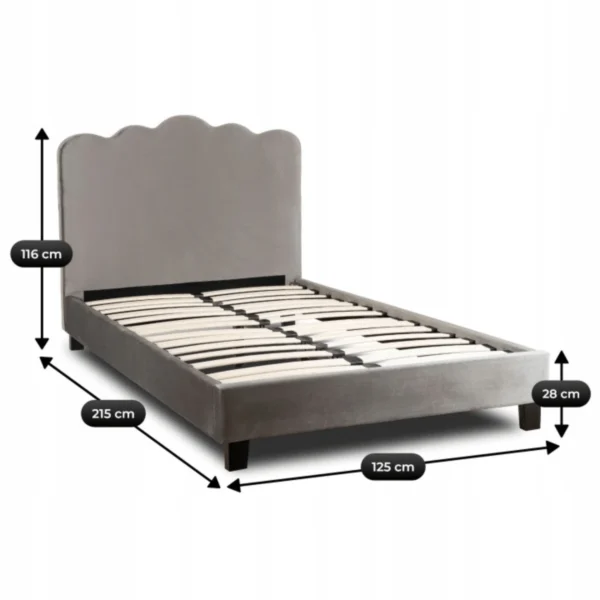pat-120200-crater-gri-din-catifea-8 Pat 120x200 CRATER, gri, din catifea — MOBILA