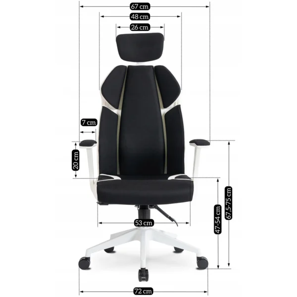 scaun-de-birou-ergonomic-rotativ-duncan-negru-alb-10 Scaun de birou ergonomic rotativ DUNCAN negru/alb — MOBILA