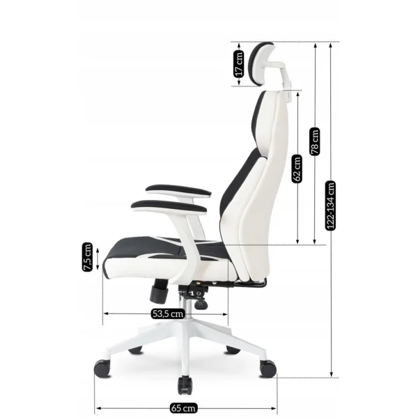 scaun-de-birou-ergonomic-rotativ-duncan-negru-alb-11 Scaun de birou ergonomic rotativ DUNCAN negru/alb — MOBILA